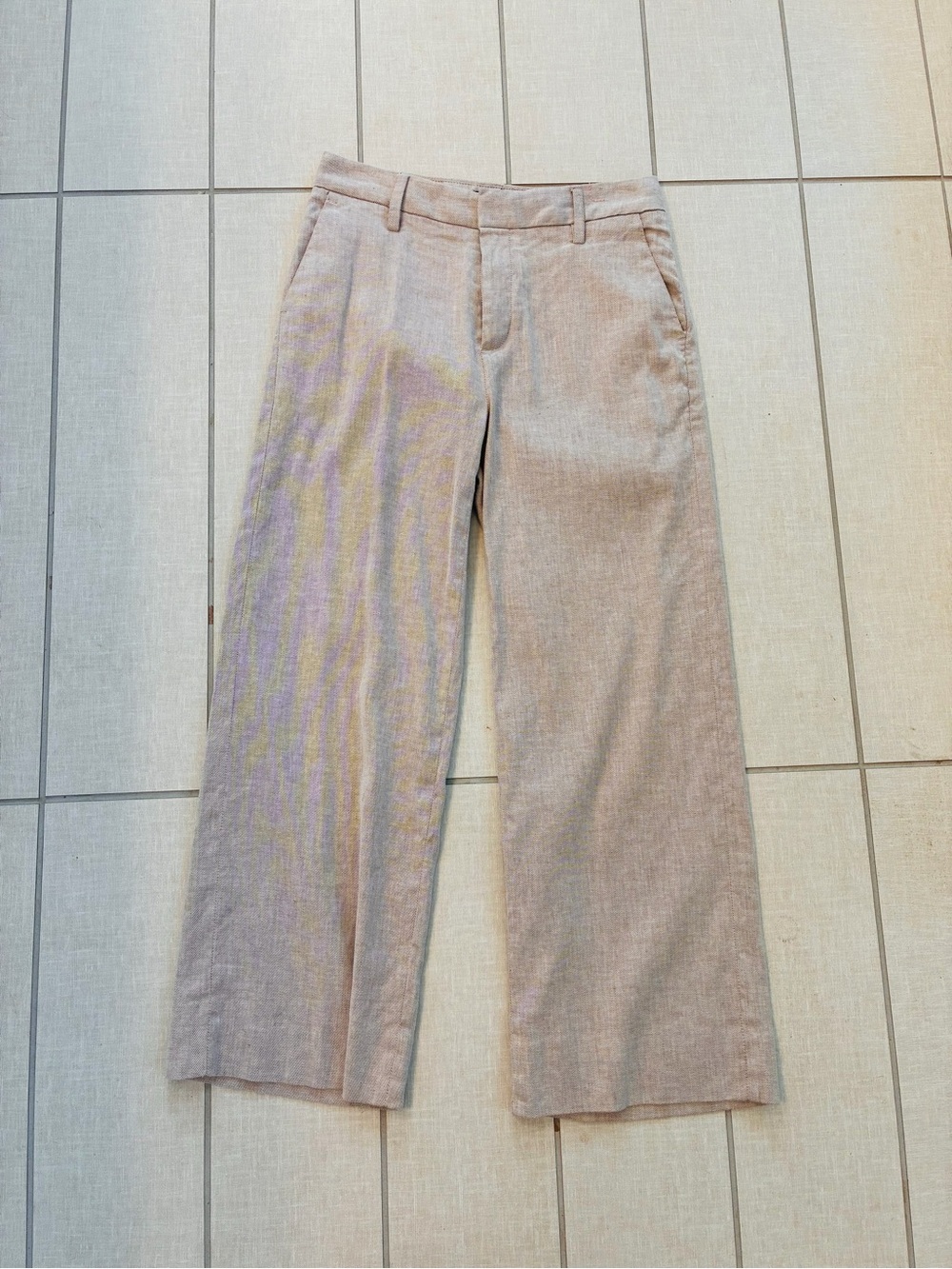Set of 2 Banana Republic Beige Trousers size 0 - Picture 9 of 16